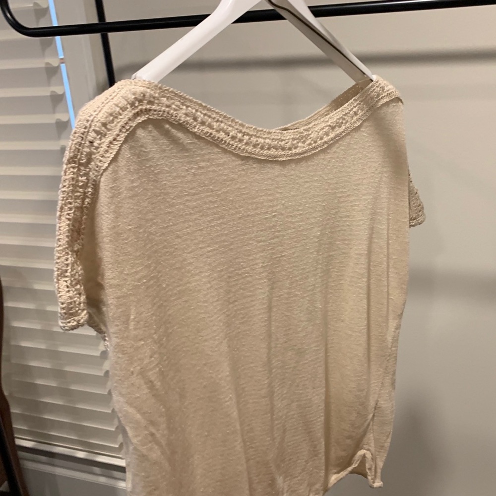 Nic + Zoë macrame top